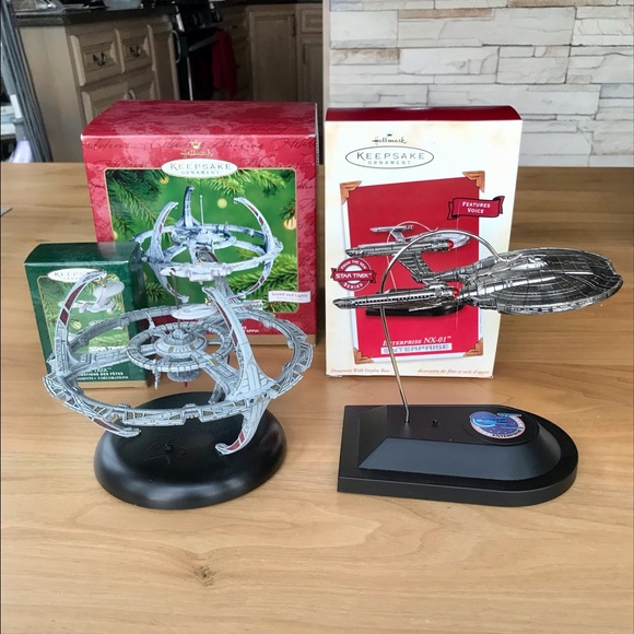 Set of 12 Vintage Hallmark Collectible StarTrek Ornaments - Picture 17 of 17